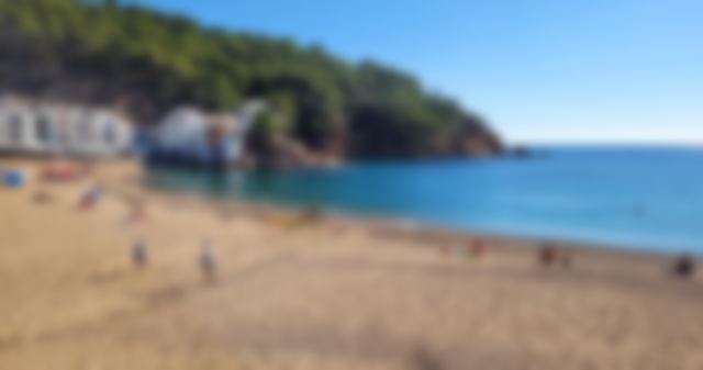 Sandy beach, blurred